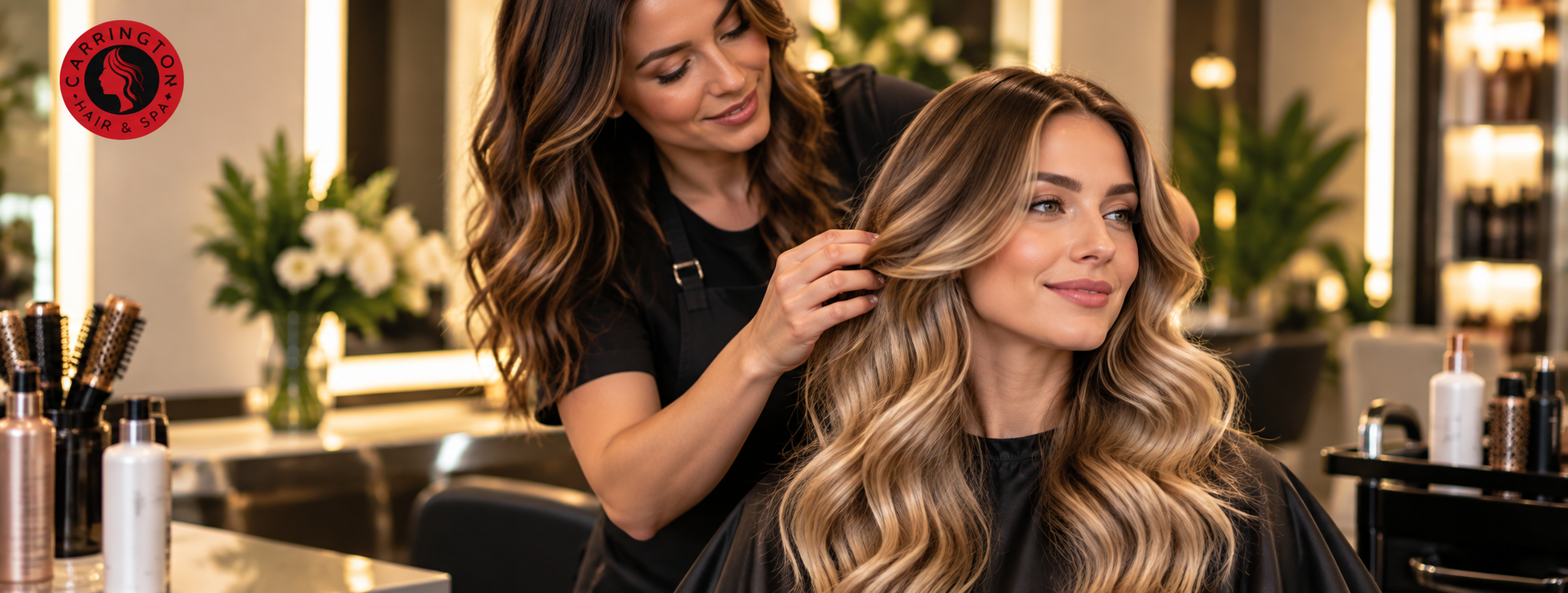 Luxury hair styling experience